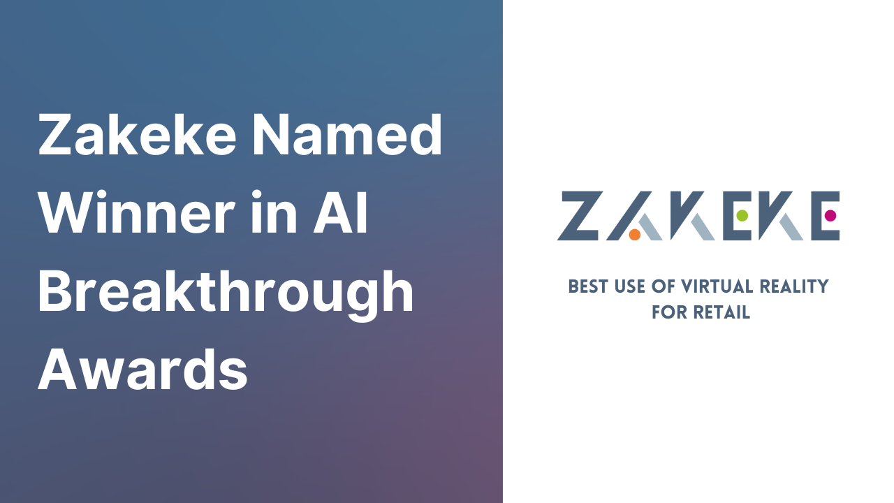 Zakeke Named Winner of AI Breakthrough Awards