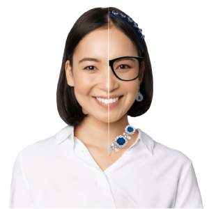 Necklace virtual tryon