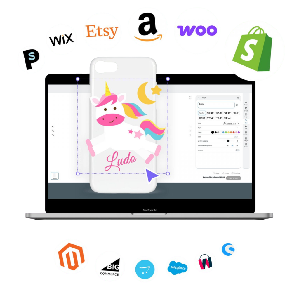 Shopware product customizer